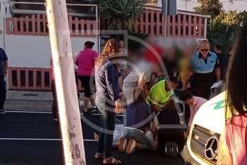 Atropello de una mujer en un paso de peatones de la carretera de Telde a Valsequillo/TA.